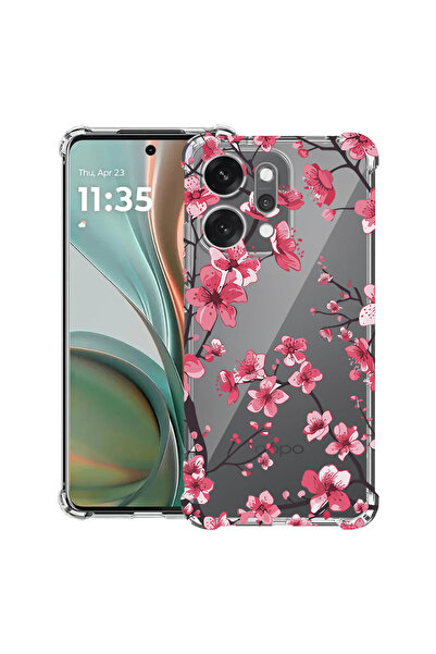 bestcase Husă Antișoc pentru OPPO Reno14 F / FS, Florală - Floare de cireș, 2...