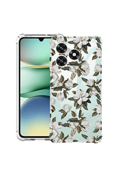 bestcase Husă Antișoc pentru Honor X5c Plus / X5c, Florală - Flori de Magnoli...