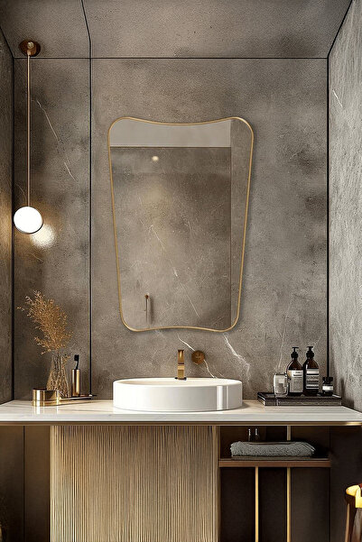 Fawdecor Butterfly Modern Lavabo Üstü Duvar Aynası, Şık Tasarım Salon & Antre...