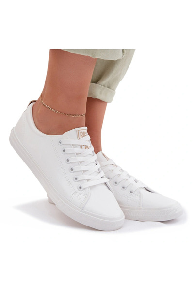 Big Star Shoes Adidași de damă din piele Big Star TT274001 Alb 38