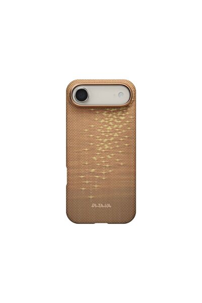 PITAKA Υπέρλεπτη Θήκη Αραμιδίου MagSafe για iPhone 17 Air - Χρυσό Λάμψη
