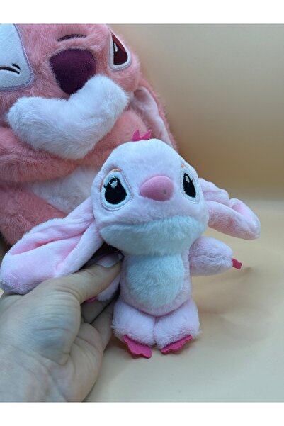 Stitch Pembe pelüş anahtarlık