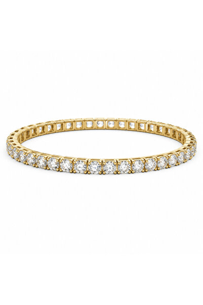 neslyaccessories Vip Gold Waterway Handcuff Bracelet
