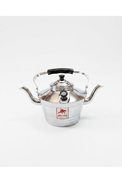albarakat Double-Sided Aluminum Teapot Large Size No 22 Teapot with Strainer