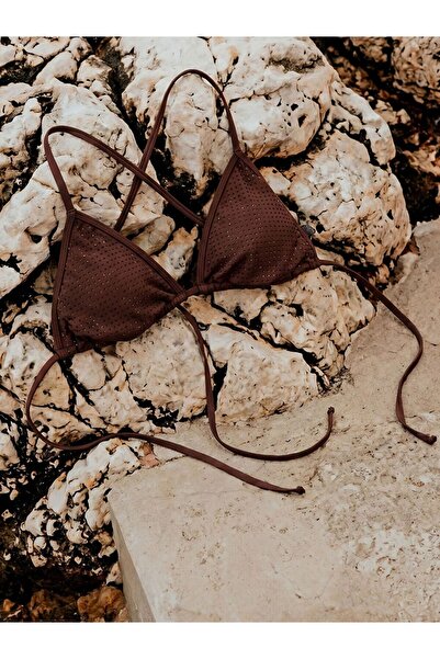 LC Waikiki Çıkarılabilir Pedli Taşlı Kadın Bikini Üstü