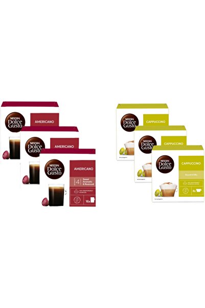 Nescafe دولتشي غوستو كابتشينو + أمريكانو