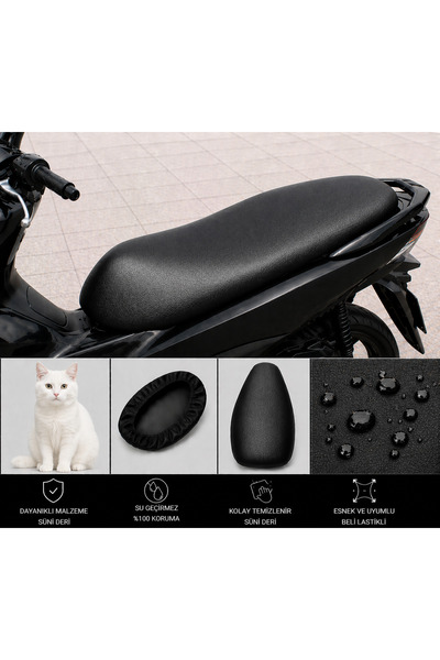 lawrenceshop غطاء مقعد دراجة نارية CSN Motor Elegance 125 مقاوم للماء لحماية ...