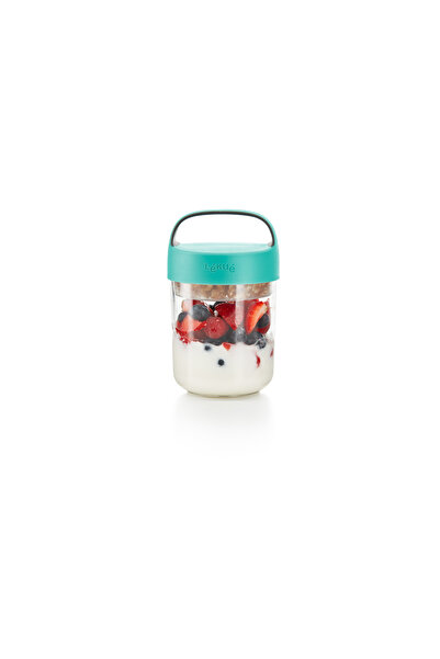 Lékué TURKUAZ KAPAKLI TRİTAN ON THE GO KAVANOZ 400ML