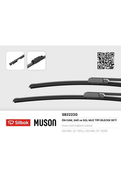 Silbak ILKESHOP SİLECEK SÜPÜRGESİ MUZ TİPİ AUDI A6 [4F2; C6] ANT, ALLROAD [4F2, 4FH, 4F5; C6] (100708)