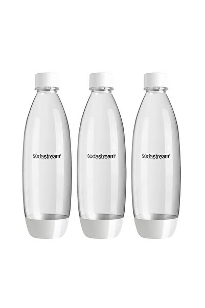 sodastream Slim Λευκό Πλαστικό Μπουκάλι 1lt (3 τεμάχια)