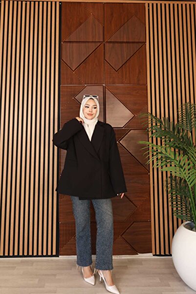 Elti Collection OVERSİZE YAN YIRTMAÇLI BLAZER CEKET