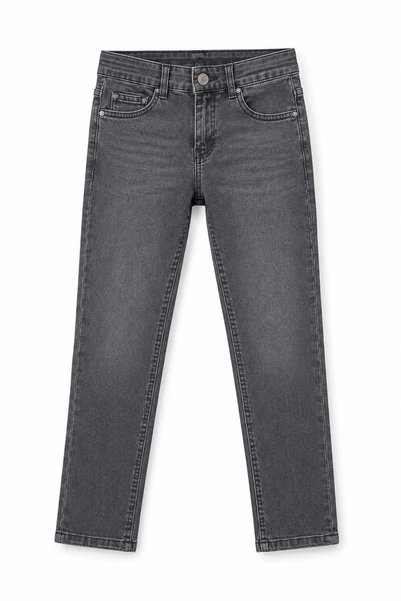 BABİDO Boy's Slim Fit Jeans – Comfortable Fit Casual Jeans with Lycra (Ages 5/12) Dark Back