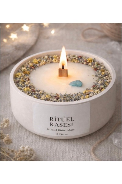 Lumera Candle Nazar kem gözden arındıran 7 kapı süprüntüsü ile hazırlanan arı...
