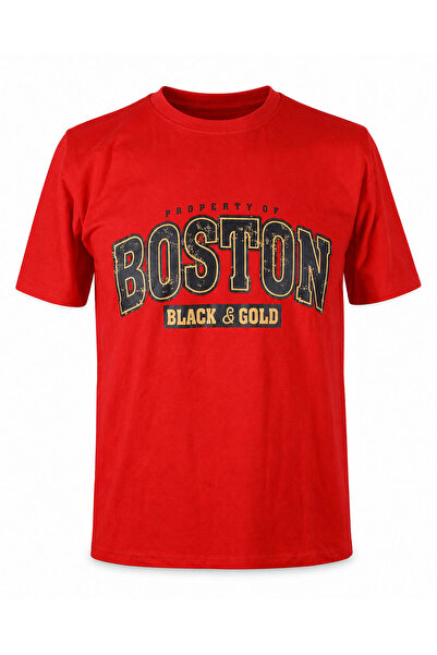 trender Boston Black&Gold Supreme Red muška majica 226-20