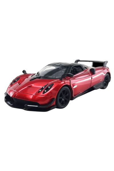 Noname Macheta auto metalica Kinsmart Pagani Huayra BC2016 Rosu, Scara 1&...