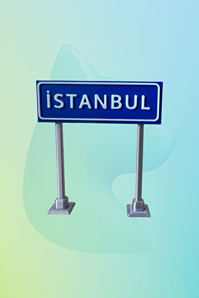 aysluka Minyatür İstanbul Şehir Tabelası - Dekoratif Masaüstü Obje, Maket ve ...