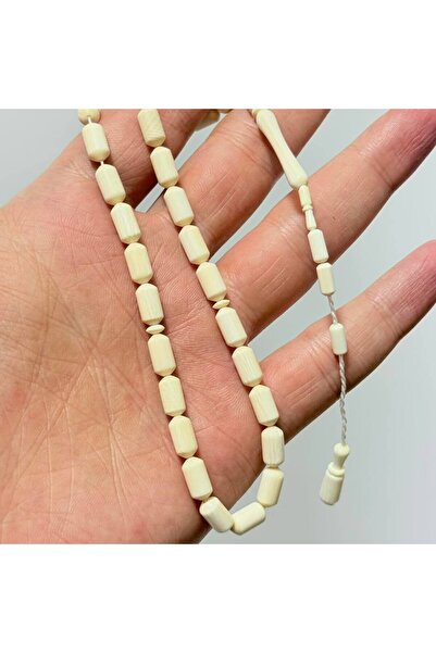 Hasyılmaz Kesme Fildişi Tesbih 12,50 Gram - Koleksiyonluk Fil Dişi Tespih (F038)