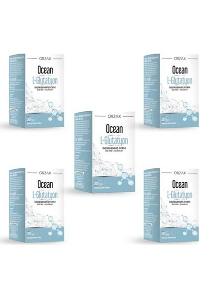 Orzax أوشن إل-جلوتاثيون 250 ملغ 30 قرص × 5 قطع