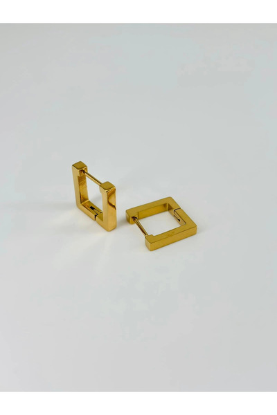 EASERA TİCARET Steel Men's Earrings Diameter (9 mm) Thickness (3 mm) - Ekp0023