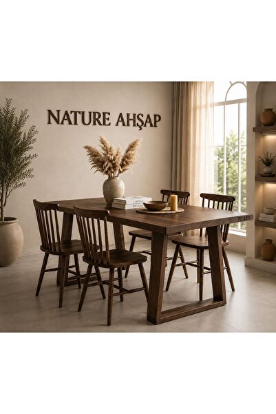 NATUREE AHŞAP 70 X 120 DOĞAL AHŞAP YEMEK MASASI