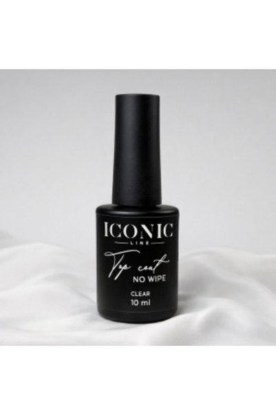 Iconic Line Top Coat No Wipe - Clear - 10 ml