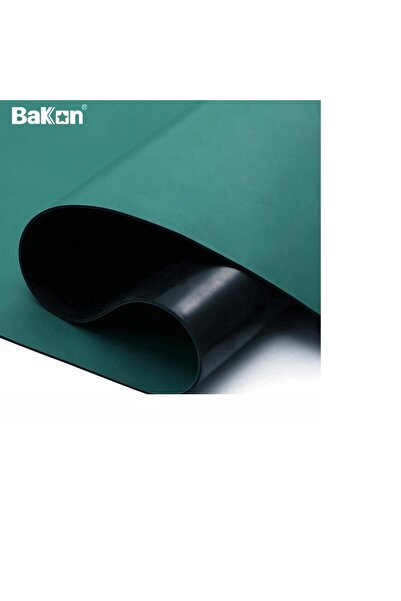 BAKON 100cm x 70cm Antistatik ESD Masa Örtüsü Yeşil Kalınlık 2mm