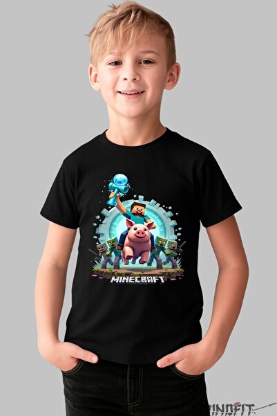 GILDAN Tricou Minecraft Kendama Model Explorare Epica