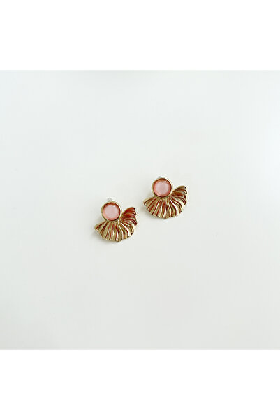 Boise Atelier Esme Pink Steel Earring |   Steel Earrings