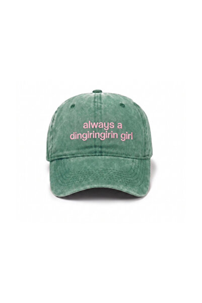 Tresore ''always a dingiringirin girl'' Nakışlı Yıkamalı Cap / ''her zaman di...