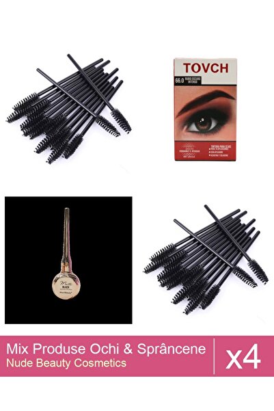 Makeup Set Mix 4 produse Rimel Sprancene: Vopsea sprancene , Nuanta 66.0, Set...