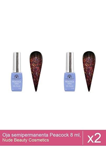 Makeup Set 2x Oja semipermanenta Peacock 8 ml, 06