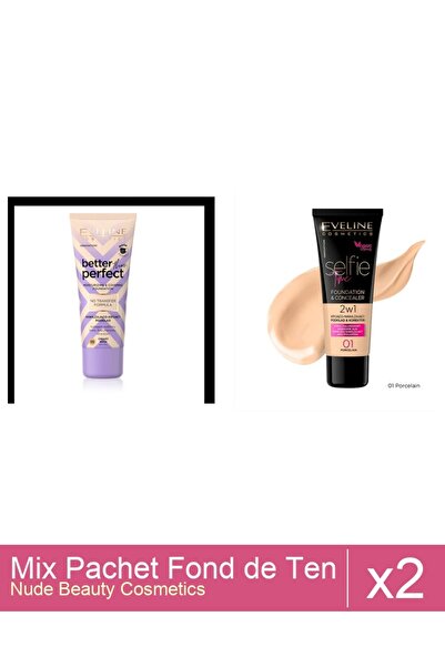 Makeup Set Mix 2 produse Fond De Ten: Fond de ten, Eveline Cosmetics, Selfie ...