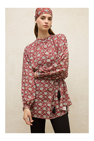 LC Waikiki Viscose Patterned Tunic Bloom with Nevavm Difference