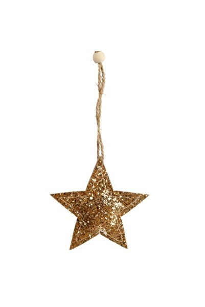 Goliat Globe, golden star, 9.5cm, Christmas ornament set