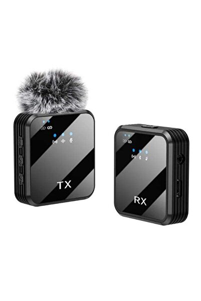 PopZa F11-2 Dual Wireless Lavalier Microphone System with Noise Reduction & F...