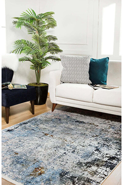 halinet Halı.Net White Vintage Antique Washable Non-Slip Living Room Carpet H...