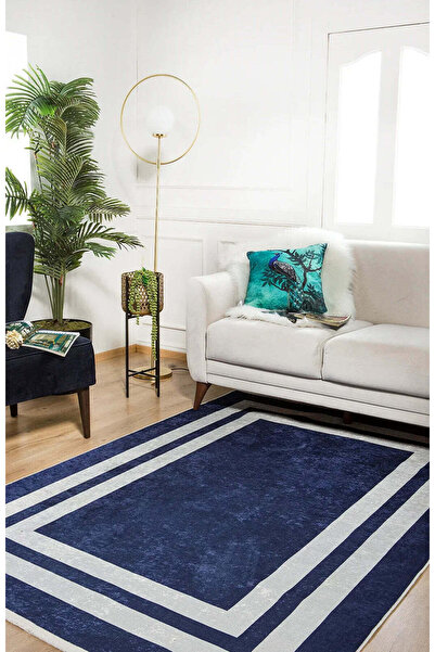 halinet Halı.Net White Modern Washable Non-Slip Living Room Carpet Haln-Hln575