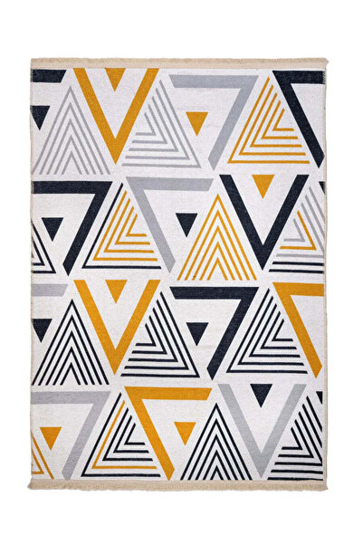 halinet Halı.Net Anthracite Modern Washable Non-Slip Living Room Carpet Pia-E...