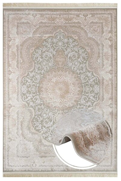 halinet Halı.Net White Vintage Antique Washable Living Room Carpet Artemis-Pa...