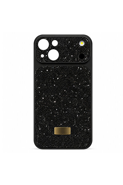 Coverzone iPhone 15 Plus/14 Plus ile Uyumlu Elmas Taşlı Kılıf iPhone 17 uyuml...