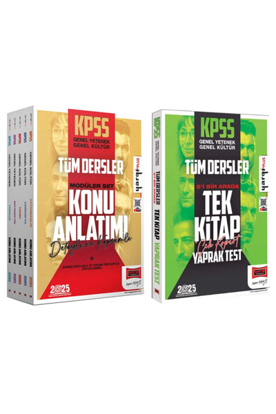 Yargı Yayınları 2025 KPSS GYGK Tüm Dersler Modüler Set Konu Anlatımı+Yaprak Test