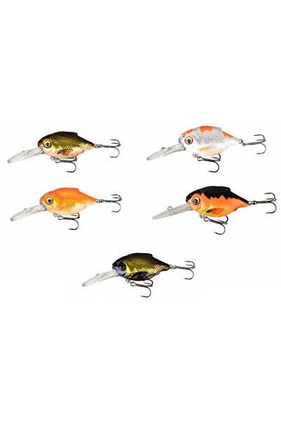 Savage Gear 3D Crucian Crank 6,4 cm 23 gr SF DR Sahte Balık Black