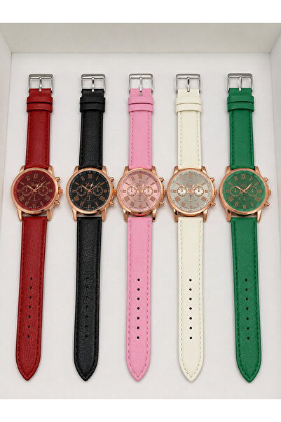 Merina Atölye Deniz Unisex Faux Leather Watch