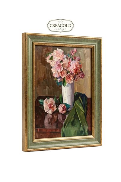 CREAGOLD Verdant Bloom Vintage Çerçeveli Tablo