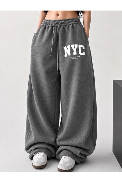 Le Vion Women's Loose Sweatpants, Oversized, Comfortable Fit, Casual Sports T...