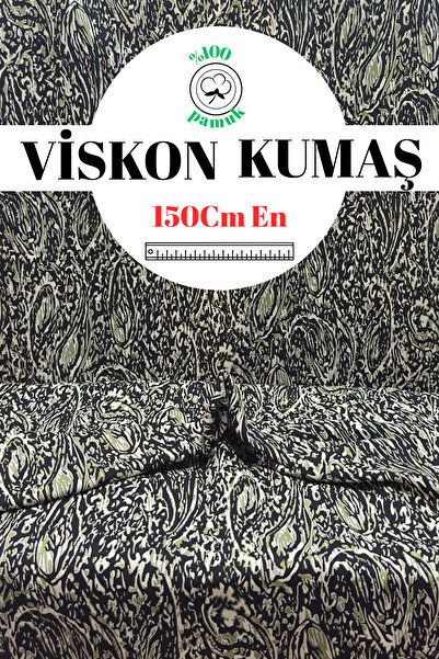 kumaş sarayı Premium Viskon Kumaş – Terletmeyen Yazlık Elbiselik Kumaş – Metr...