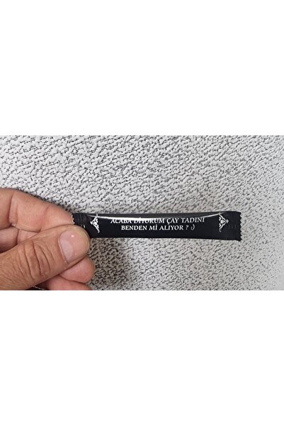 Self stick toz şeker Esprili Sözler Serisi Siyah Kuşe Ambalaj Net 3 Kg. (3gr.e. X 1000 Adet.e)