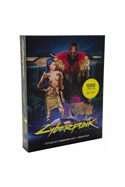 NO BRAND Puzzle Cyberpunk 2077 Neokitsch, 1000 pieces, 50x68cm