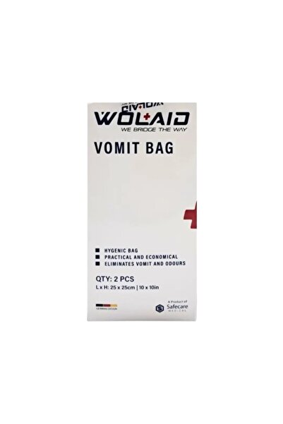 WOLAID Vomit Bag 25*25 cm / 10*10 Inch