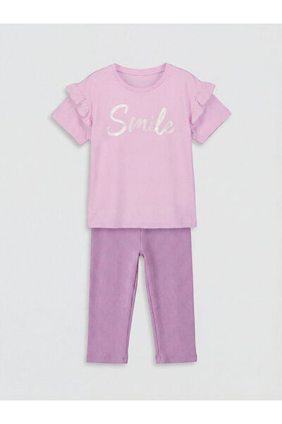 LC Waikiki Esvab • Modern & Distinctive Printed Girls' Leggings Set
